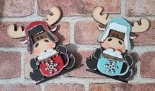 Load image into Gallery viewer, Hot cocoa Moose DIY kit without supplies