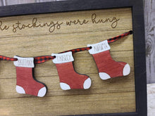 Load image into Gallery viewer, Personalized stocking sign