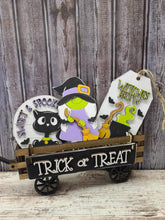 Load image into Gallery viewer, Trick or treat witch wagon