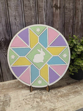 Load image into Gallery viewer, DIY Quilt star bunny round