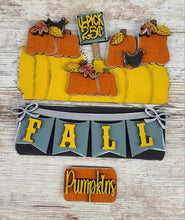 Load image into Gallery viewer, U-pick fall pumpkins interchangeable truck insert