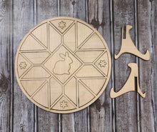Load image into Gallery viewer, DIY Quilt star bunny round
