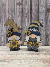 Load image into Gallery viewer, DIY kit Sunflower interchangeable gnome add on
