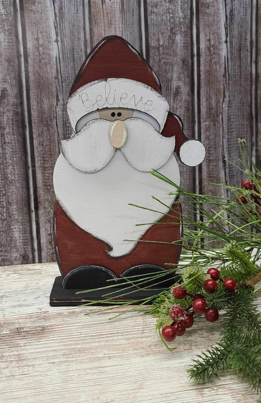 Believe Santa shelf sitter DIY kit with supplies