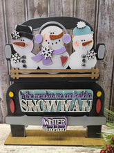 Load image into Gallery viewer, Snowman truck insert
