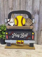 Load image into Gallery viewer, Play ball baseball/softball truck
