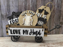 Load image into Gallery viewer, DIY kit without supplies Love my herd goat wagon insert
