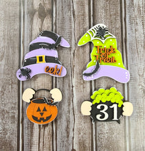 Load image into Gallery viewer, Halloween interchangeable gnome diy kit
