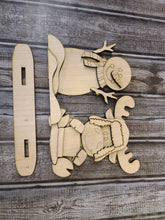 Load image into Gallery viewer, Snowman with Moose DIY kit
