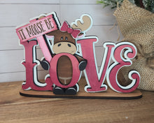 Load image into Gallery viewer, It Moose be Love shelf sitter DIY KIT
