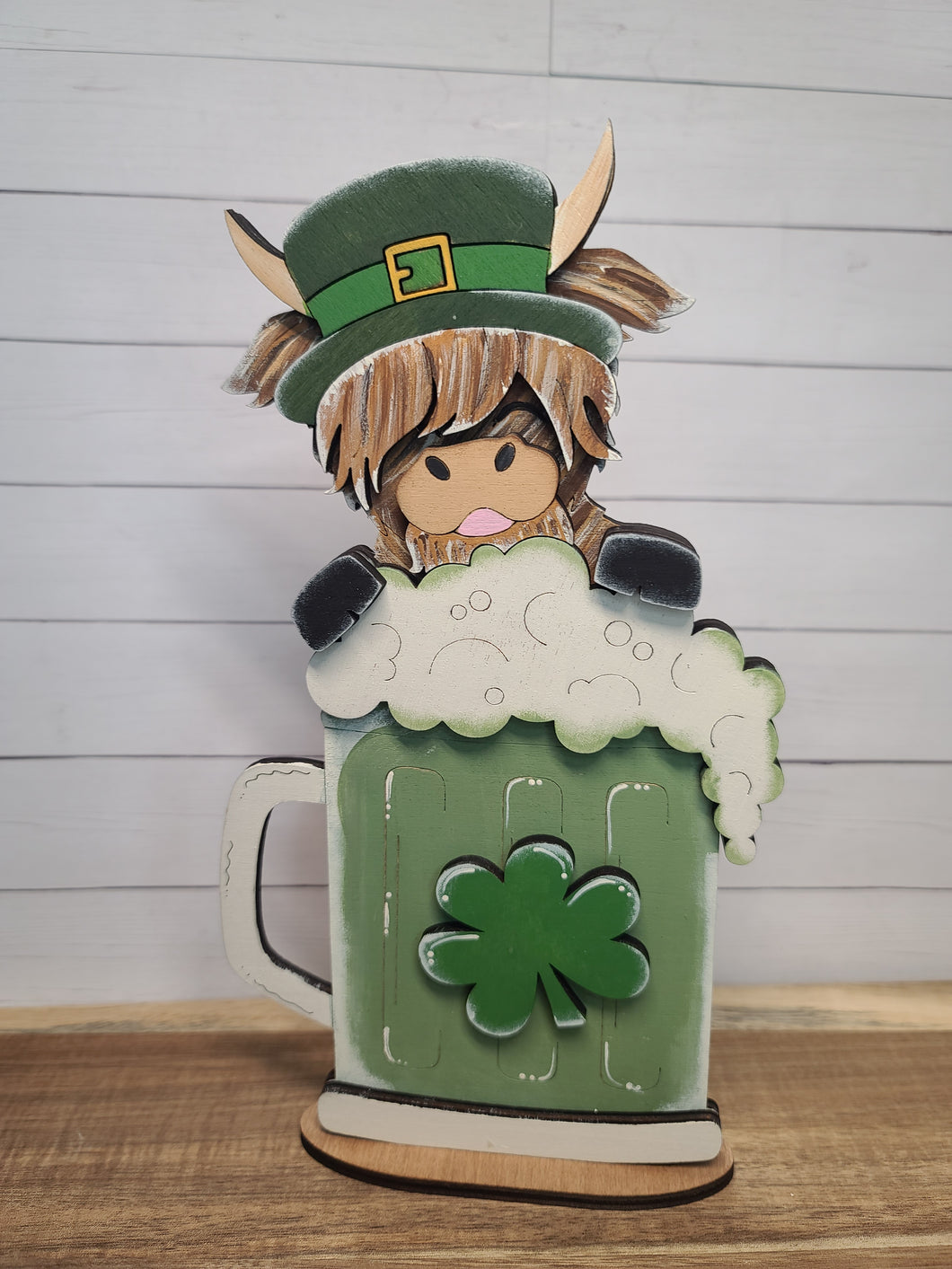 Highland cow beer mug
