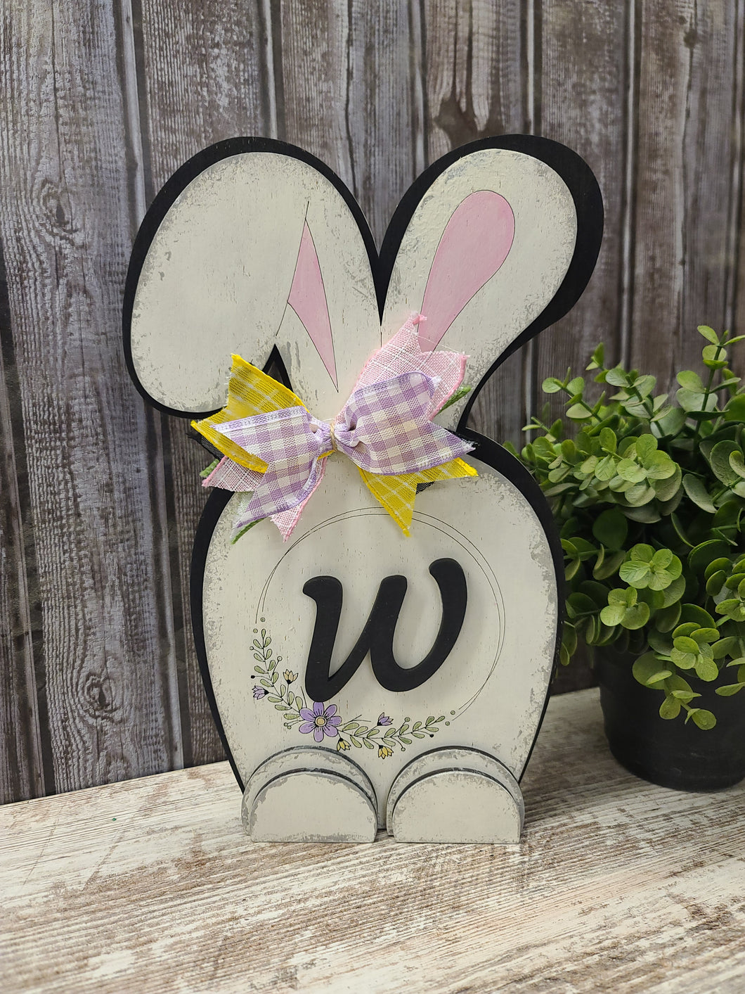 DIY initial bunny Easter kit