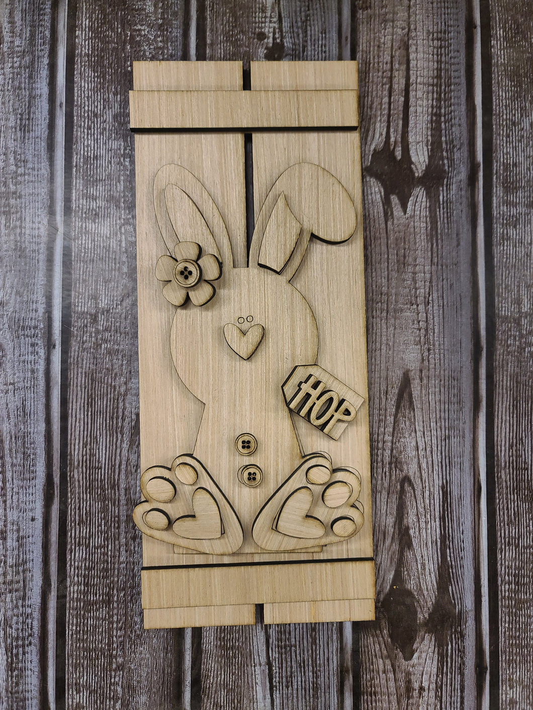 Pallet bunny DIY kit shelf sitter