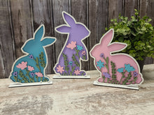 Load image into Gallery viewer, DIY 3 pc floral bunnies
