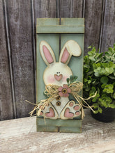 Load image into Gallery viewer, Pallet bunny DIY kit shelf sitter
