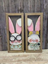 Load image into Gallery viewer, DIY framed bunny pair
