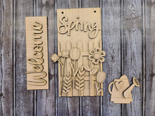 Load image into Gallery viewer, Diy hello spring interchangeable post insert
