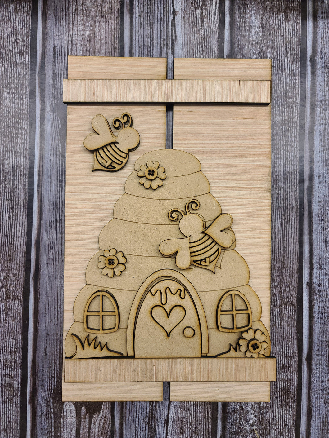 Bee hive pallet sign DIY kit