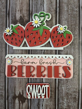 Load image into Gallery viewer, Farm fresh berries strawberry truck insert
