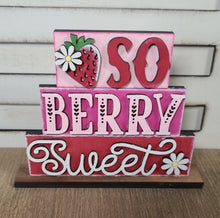Load image into Gallery viewer, So berry sweet 3 block word stack DIY KIT
