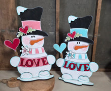 Load image into Gallery viewer, Chubby love snowman DIY kit
