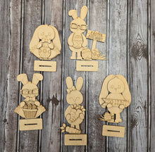 Load image into Gallery viewer, 5 pc Bunny decor DIY KIT
