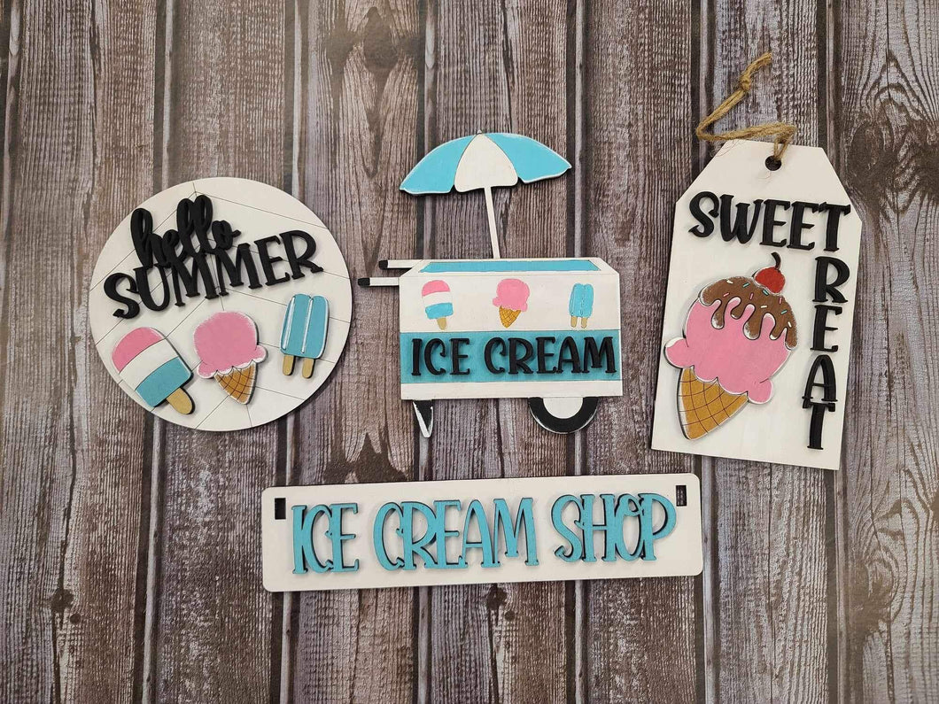 Ice cream wagon insert