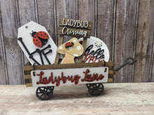 Load image into Gallery viewer, Lady bug lane wagon insert
