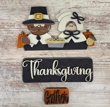 Load image into Gallery viewer, Thanksgiving pilgrim truck insert
