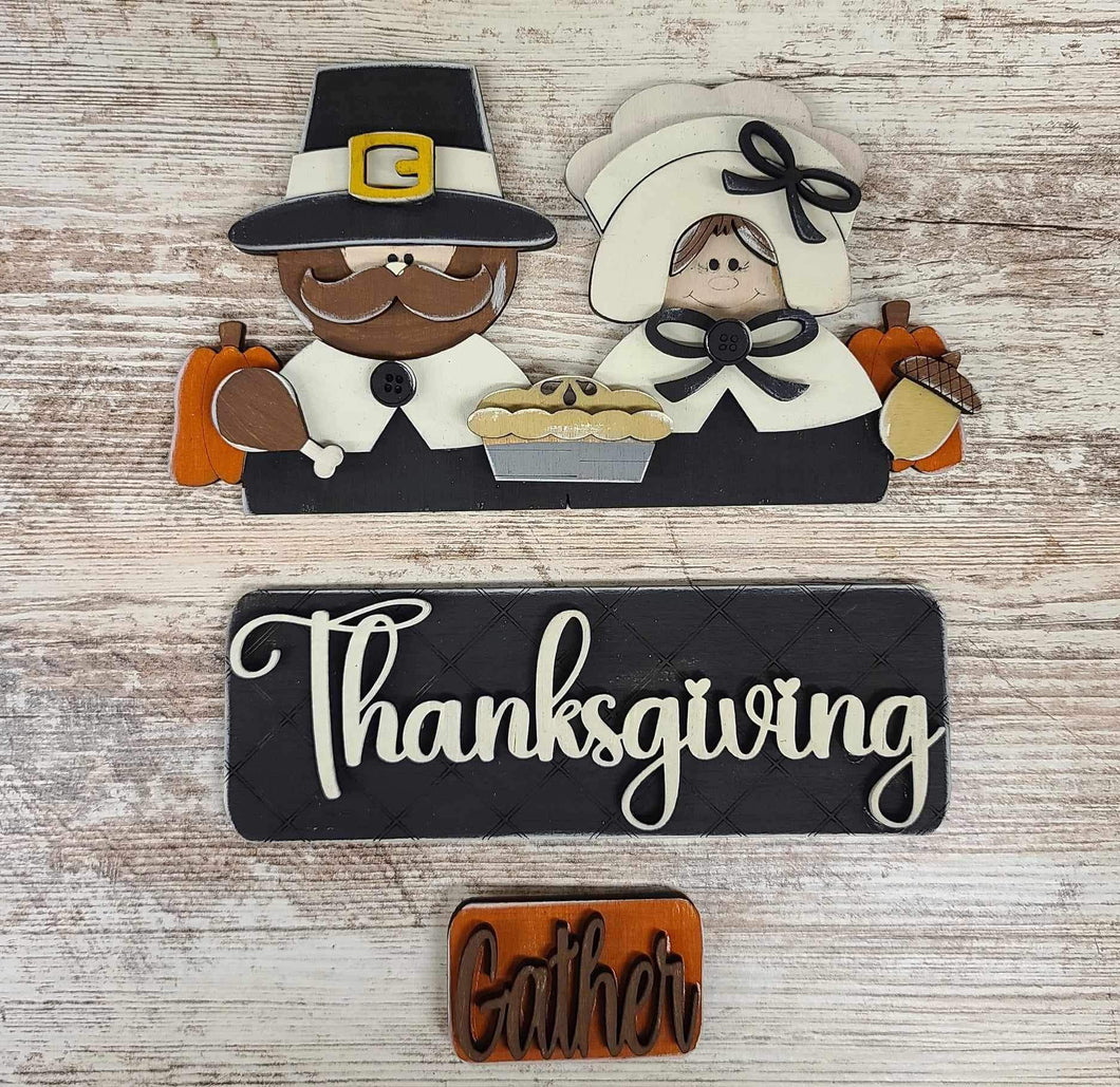 Thanksgiving pilgrim truck insert