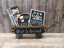 Load image into Gallery viewer, Rise and grind coffee wagon insert
