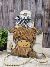 Load image into Gallery viewer, Highland cow on ear tag
