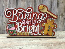 Load image into Gallery viewer, Baking Spirits Bright Gingerbread Shelf Sitter
