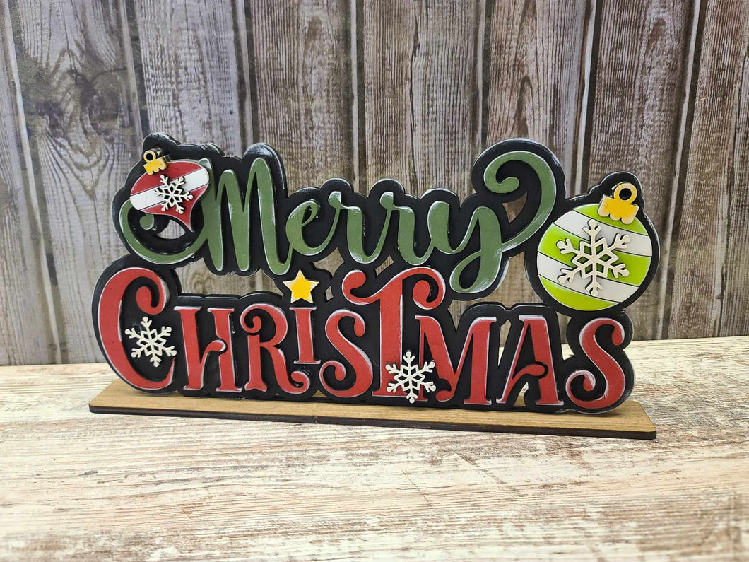 Merry Christmas Shelf Sitter