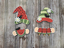 Load image into Gallery viewer, DIY kit with supplies Interchangeable gnome watermelon add on
