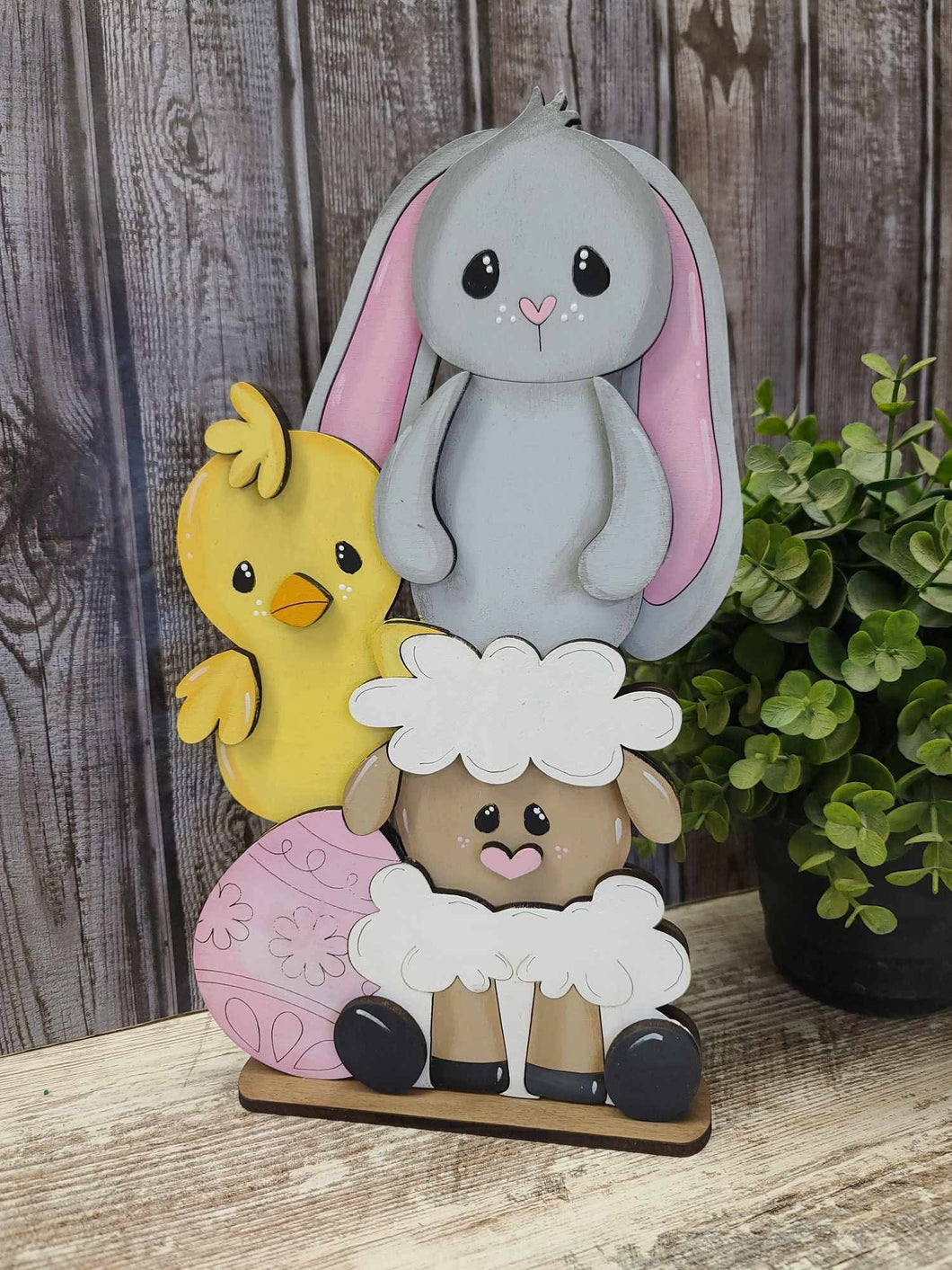 Bunny, chick, lamb stack DIY KIT