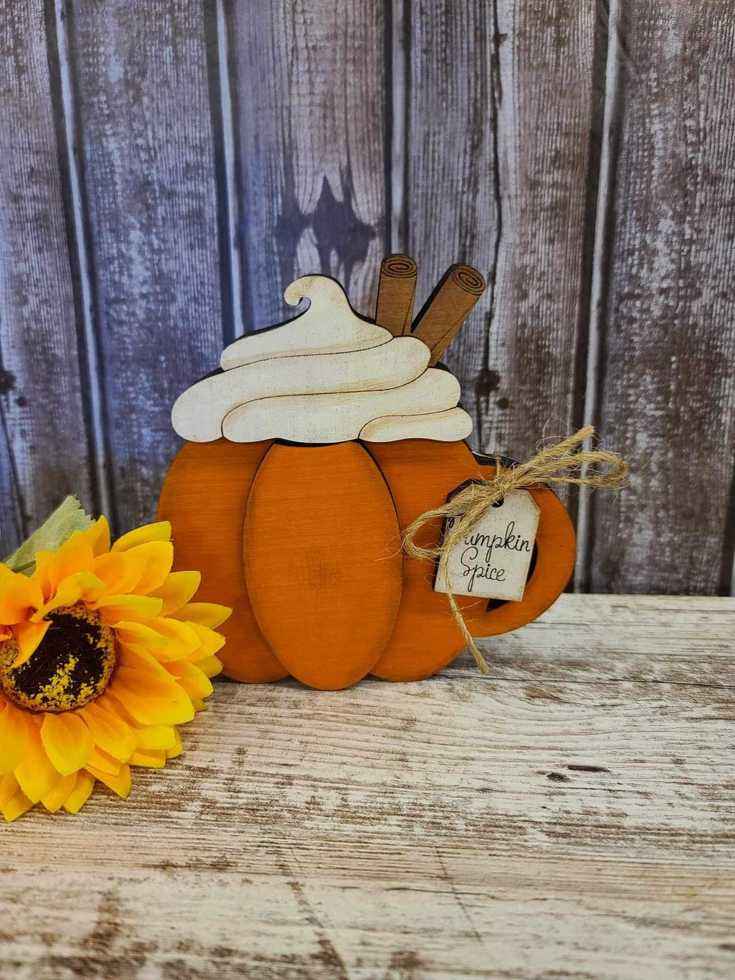 Pumpkin spice latte DIY kit with supplies