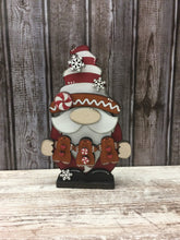 Load image into Gallery viewer, Gingerbread gnome shelf sitter DIY kit without supplies
