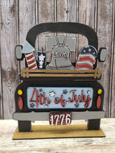 Load image into Gallery viewer, 4th of July interchangeable truck insert
