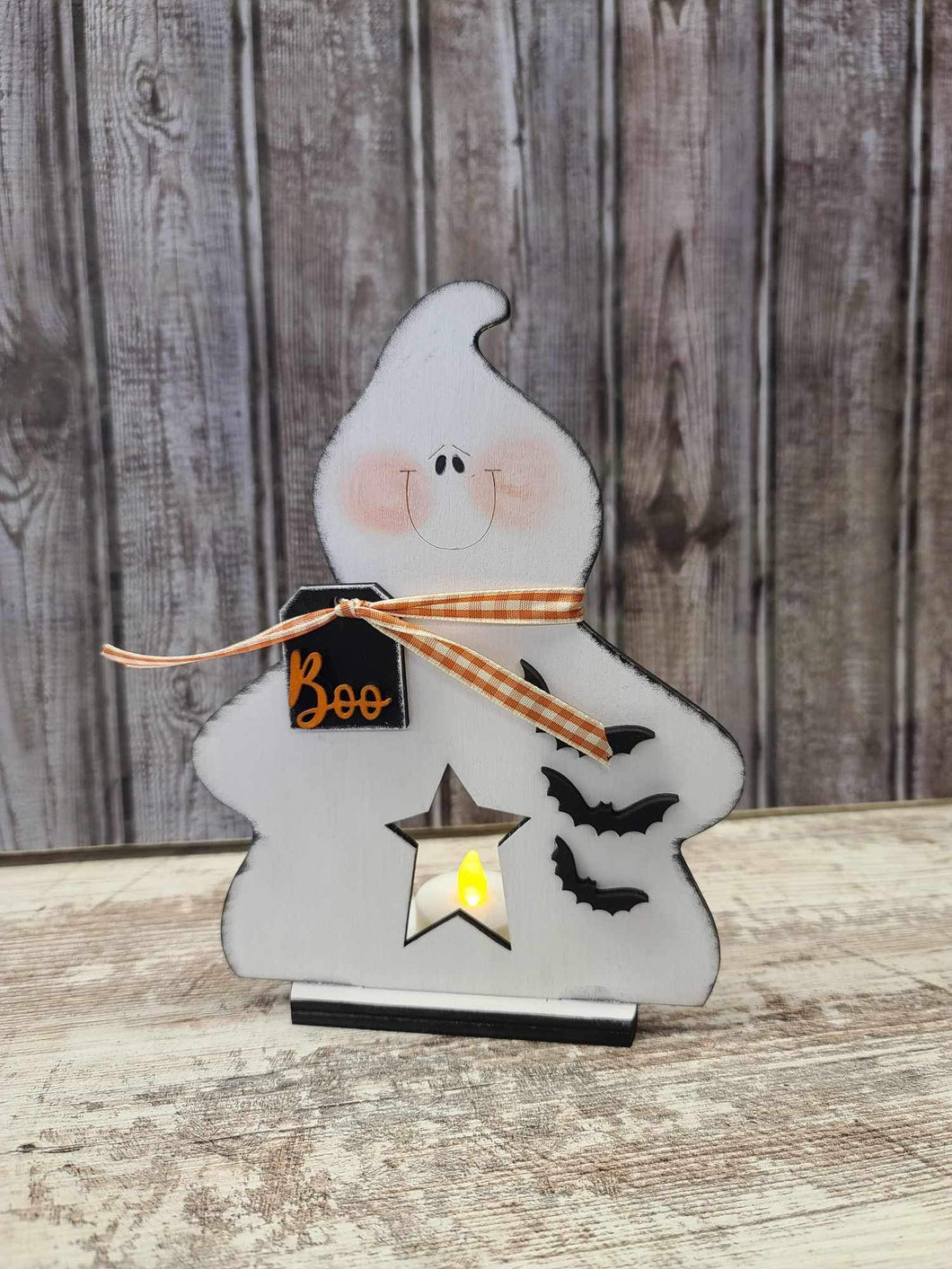 Boo ghost votive holder DIY KIT NO SUPPLIES