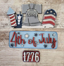 Load image into Gallery viewer, 4th of July interchangeable truck insert
