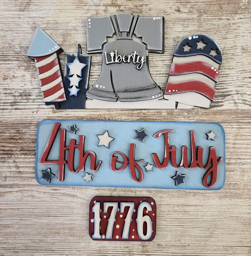 4th of July interchangeable truck insert