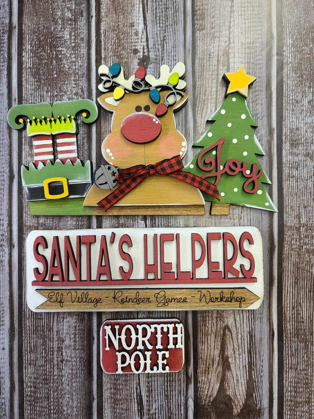 Santa’s helpers truck insert