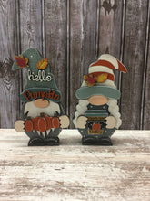 Load image into Gallery viewer, Interchangeable fall gnome DIY kit with supplies
