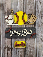 Load image into Gallery viewer, Play ball baseball/softball truck
