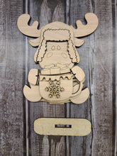 Load image into Gallery viewer, Hot cocoa Moose DIY kit without supplies
