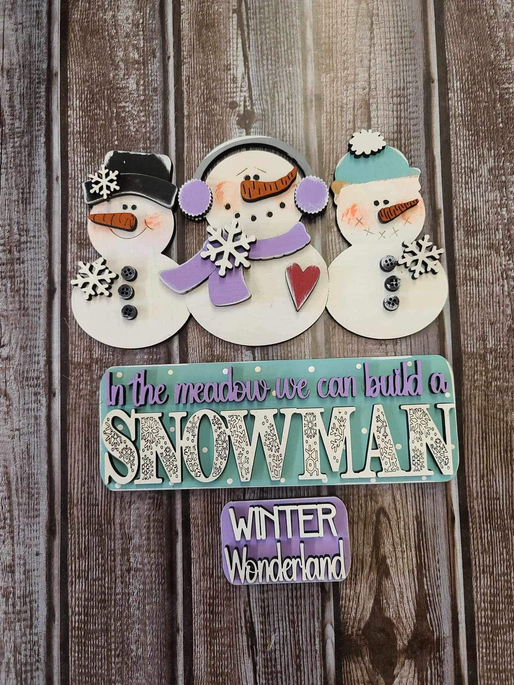 Snowman truck insert