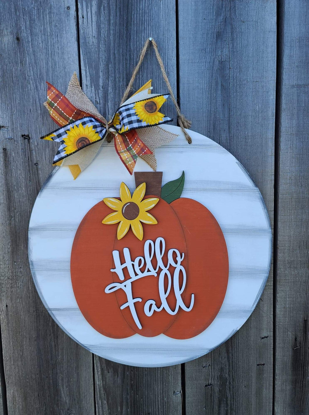 Hello fall doorhanger