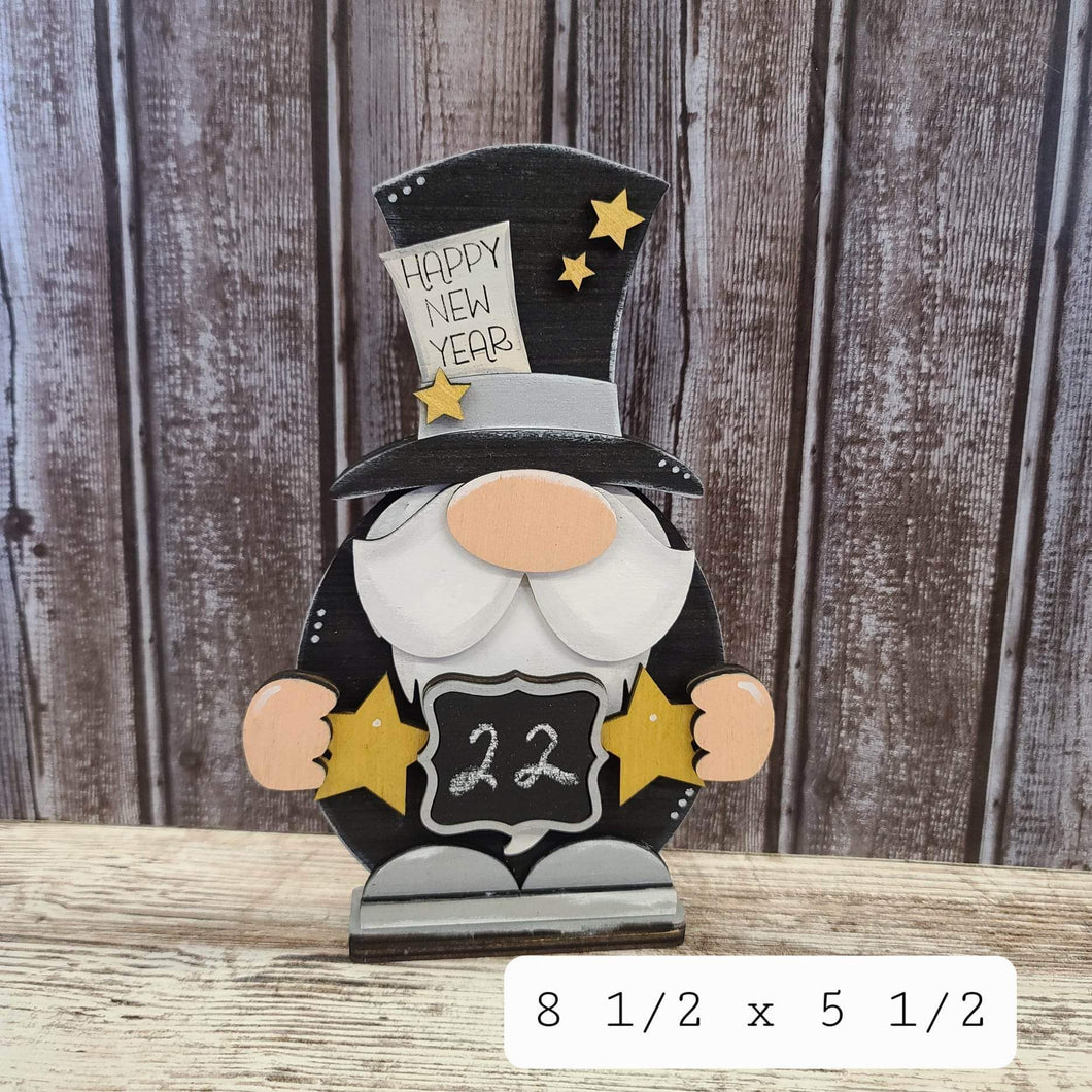 New Year countdown Gnome