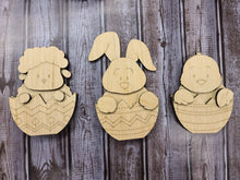 Load image into Gallery viewer, 3 piece Easter diy Set with supplies
